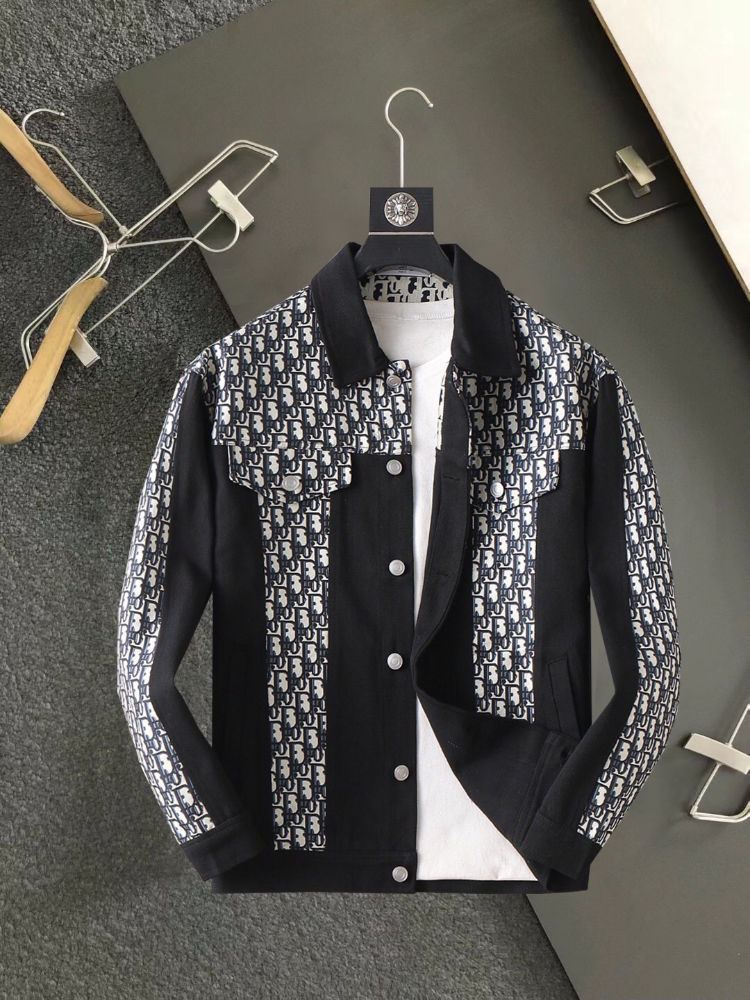 Dior Clothing Coats & Jackets Printing Fall/Winter Collection Fashion