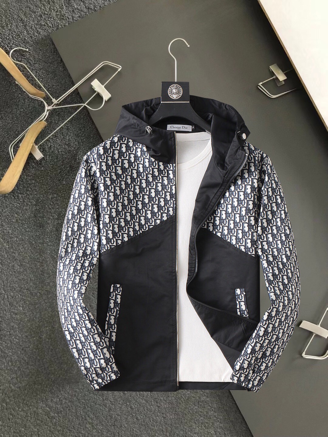 Dior Buy Clothing Coats & Jackets Printing Fall/Winter Collection Fashion