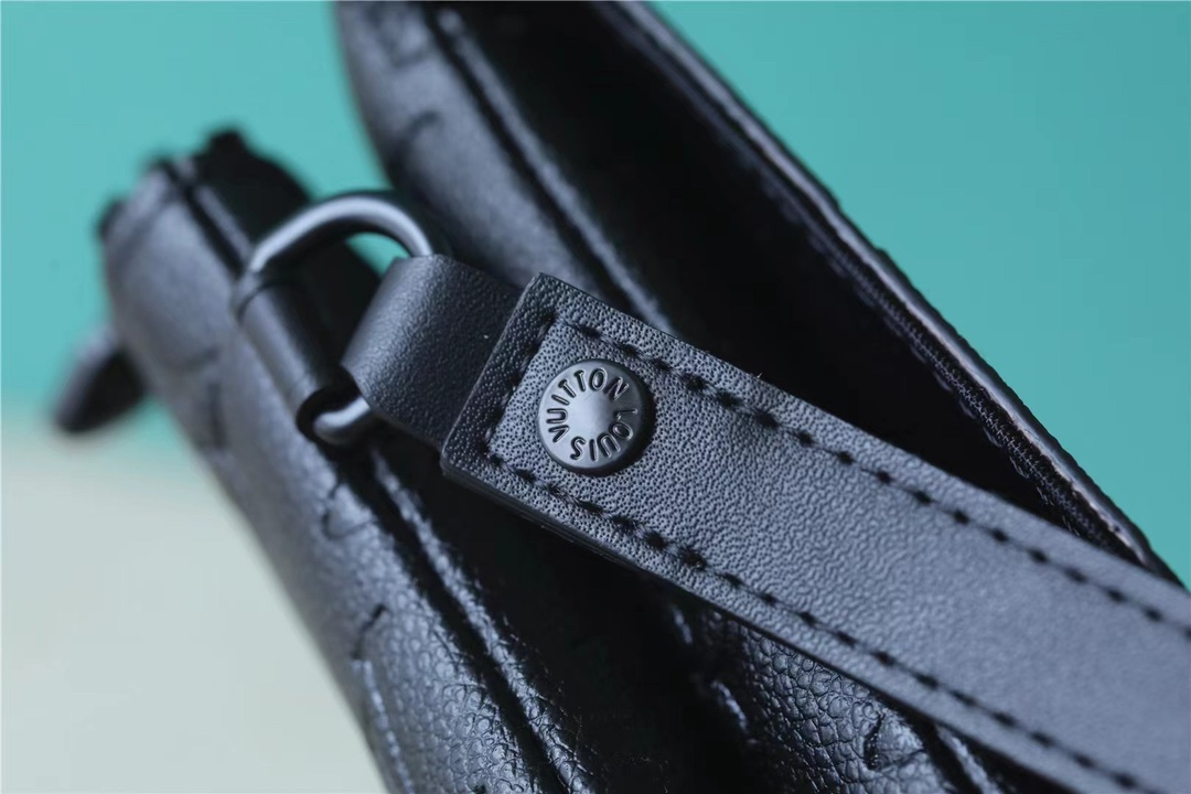 The Pochette S-Lock clutch is crafted from Monogram Eclipse canvas with - Bag 7