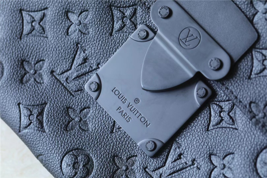 The Pochette S-Lock clutch is crafted from Monogram Eclipse canvas with - Bag 6
