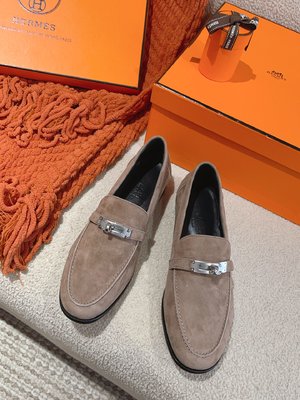 Hermes Shoes Loafers Replica Every Designer
 Chamois Genuine Leather Fashion