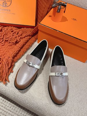 Can I buy replica
 Hermes Shoes Loafers Chamois Genuine Leather Fashion