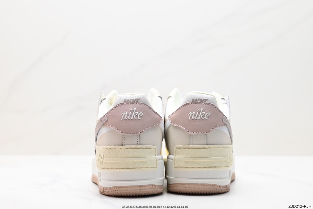 Nike WMNS Air Force 1 Shadow Macaron Military Air Force 1 Light Incremental High and Low Top Sneakers FB1857-111