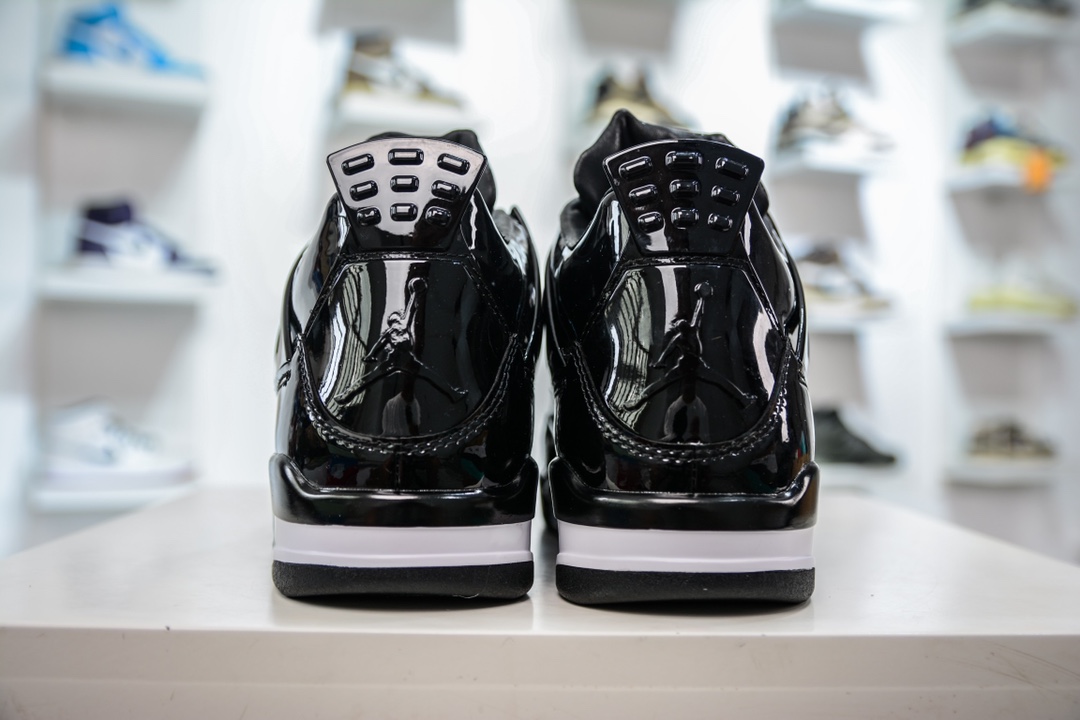 Air Jordan AJ4 Black Patent Leather More than 40 colors are shipped one after another 719864-010