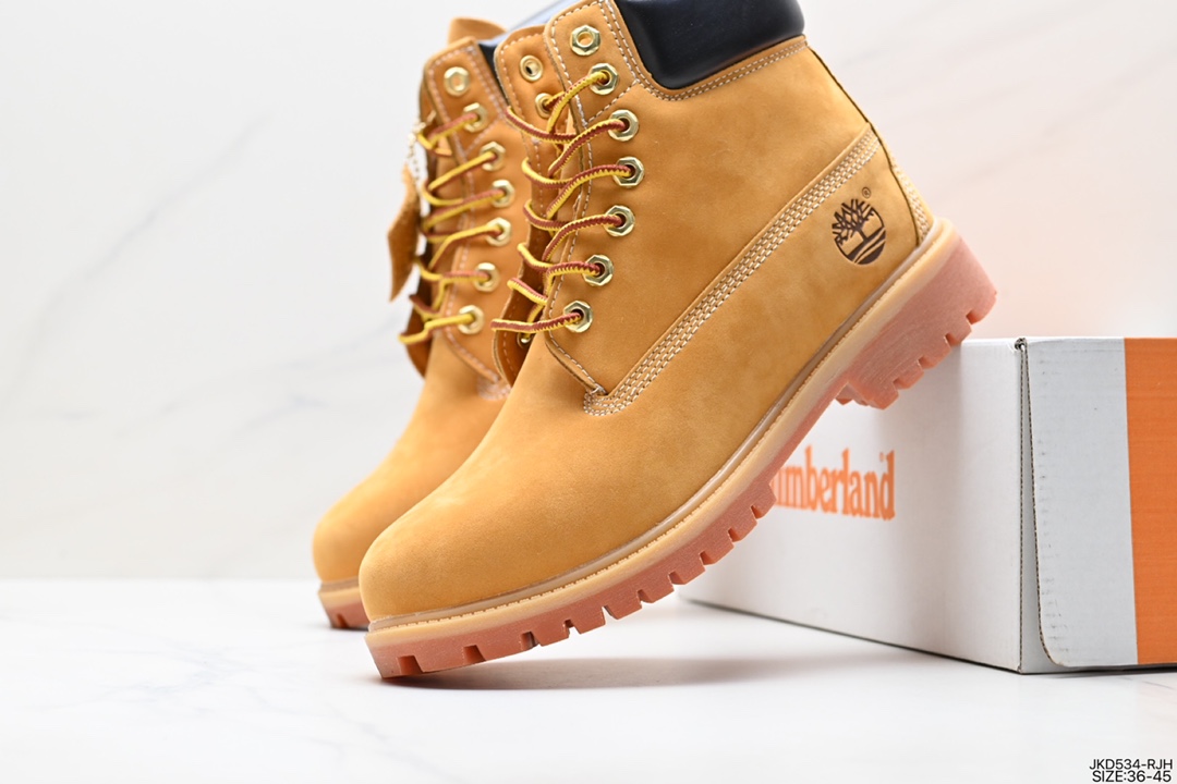 Timberland Timberland two-way boots Timberland mid-cut Martin boots that are kick-proof classic yellow boots