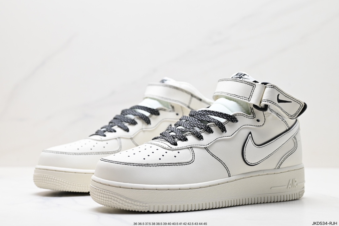 Nike Air Force 1 Low Air Force One High Top All-match Casual Sports Shoes CV1753-101