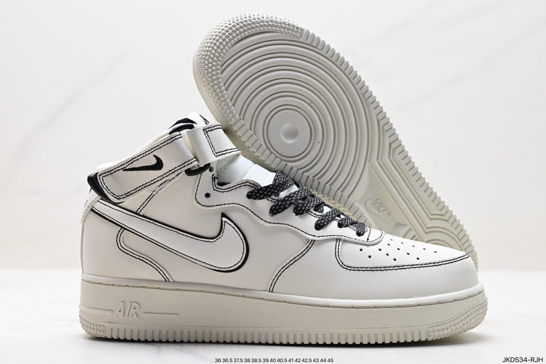 Nike Air Force 1 Low Air Force One High Top All-match Casual Sports Shoes CV1753-101