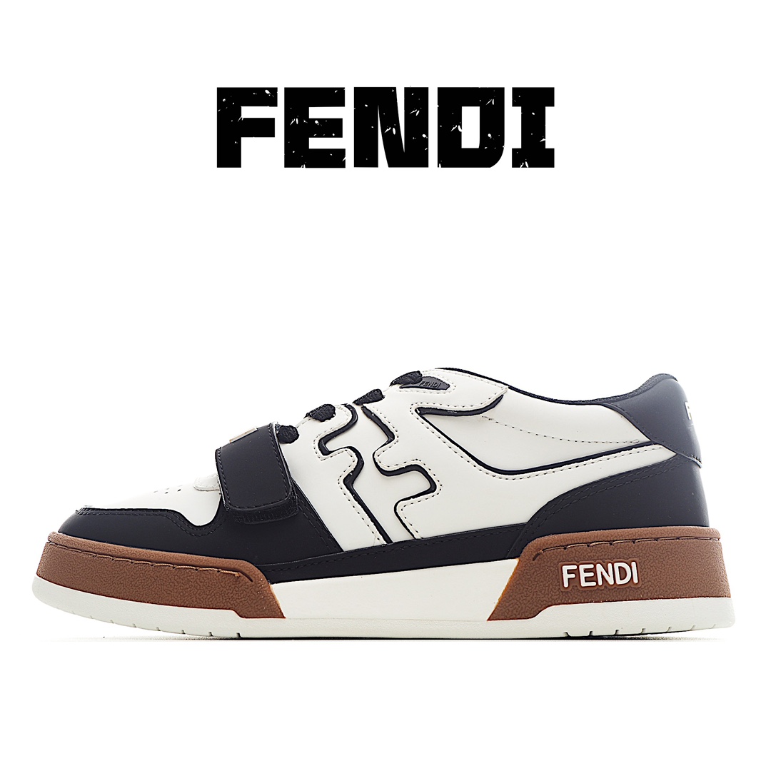 02-4.RWA Tiro real exclusivo✨Las mejores zapatillas bajas de competición con velcro Fendi originales puras 20…