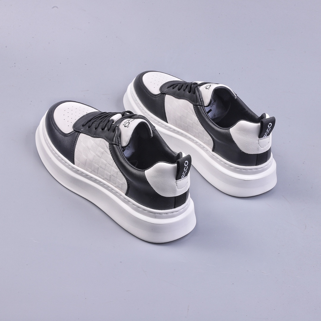 Ecco 2023 new breathable casual fashion white shoes popular with celebrities and internet celebrities