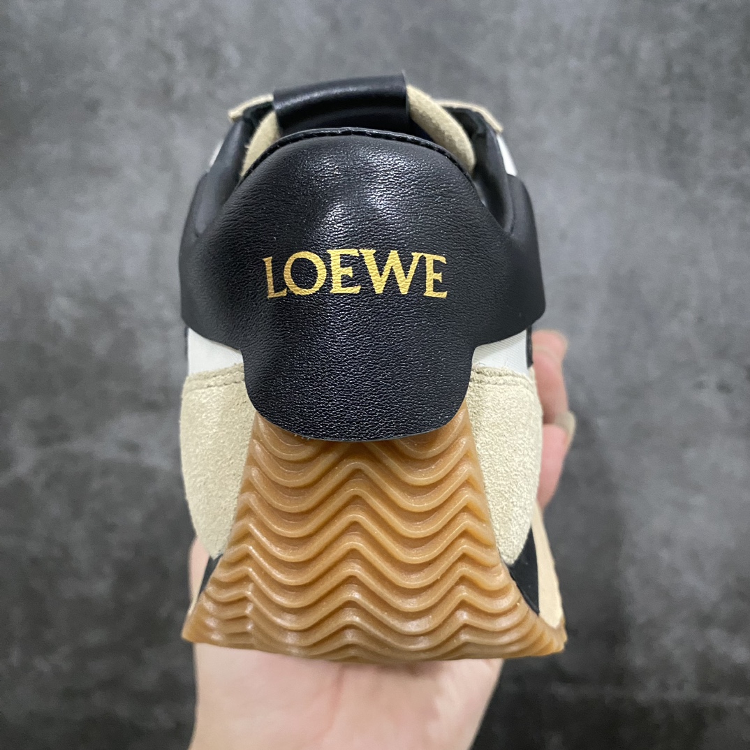 [Guangdong original version] LOEWE Luoyiwei height-enhancing color matching German training shoes Forrest Gump shoes white shoes