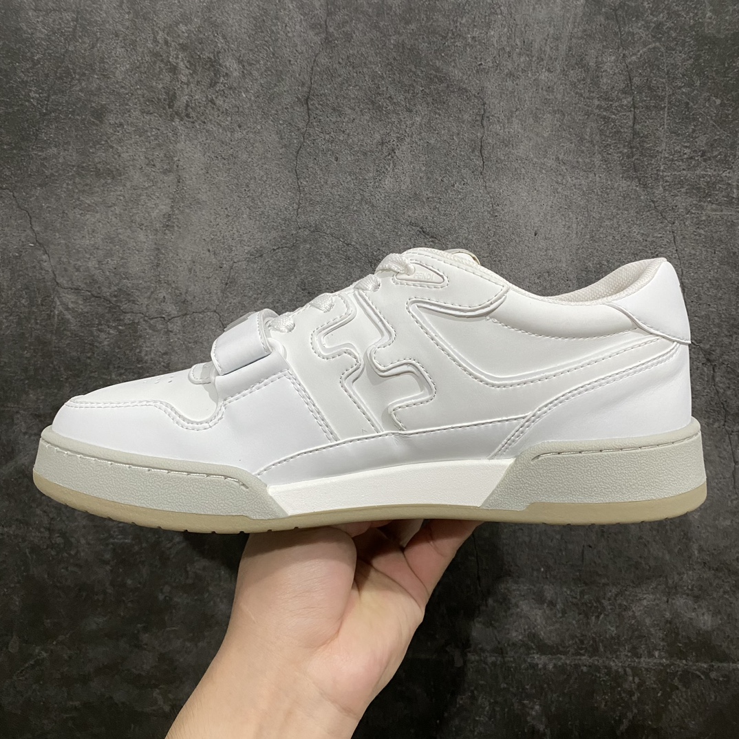 [Guangdong original version] Fendi Velcro competition low-top sneakers 2023 latest hit Italian famous luxury brand Fendi Fendi Match Sneaker Mid competition series mid-top retro versatile casual sports sneakers