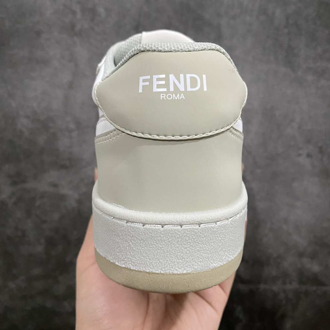 Fendi Fendi Match Sneaker Mid Competition Series Mid-cut Retro All-match Casual Sports Sneakers