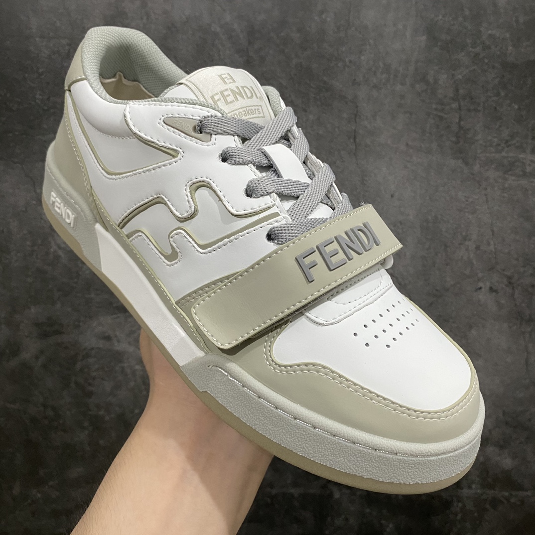 Fendi Fendi Match Sneaker Mid Competition Series Mid-cut Retro All-match Casual Sports Sneakers