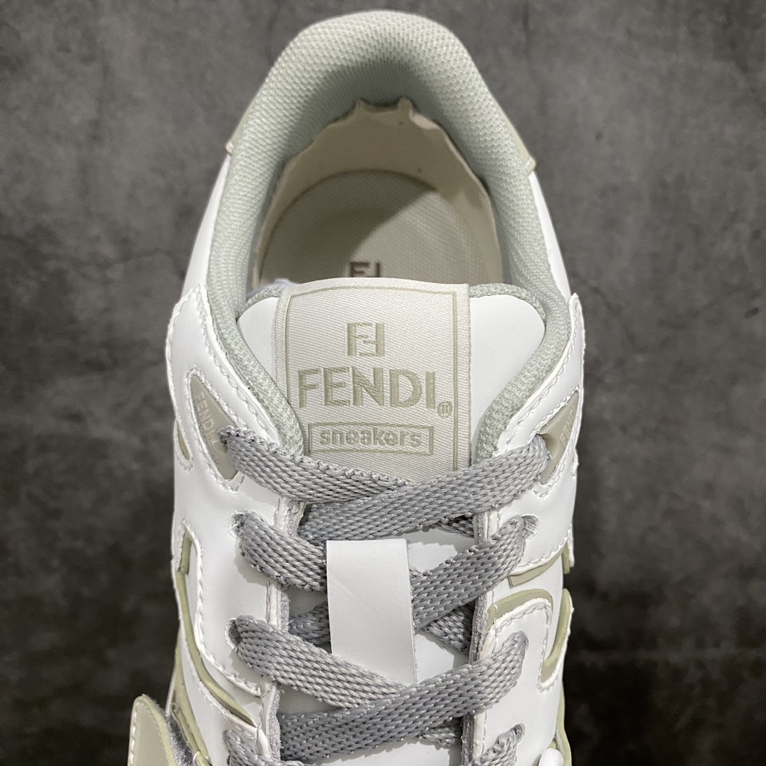 Fendi Fendi Match Sneaker Mid Competition Series Mid-cut Retro All-match Casual Sports Sneakers