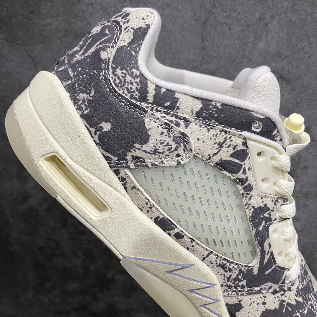 [Original batch] Air Jordan AJ5 Retro Low ”expression” low-top Joe 5 graffiti coconut milk color DA8016-100