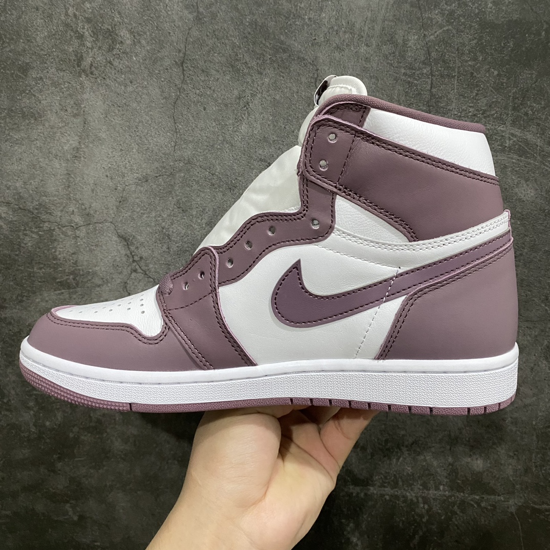 [Pure original dg version] Air Jordan 1 High OG ”SKY J Mauve” aj1 new white wine red full size shipment DZ5485-105