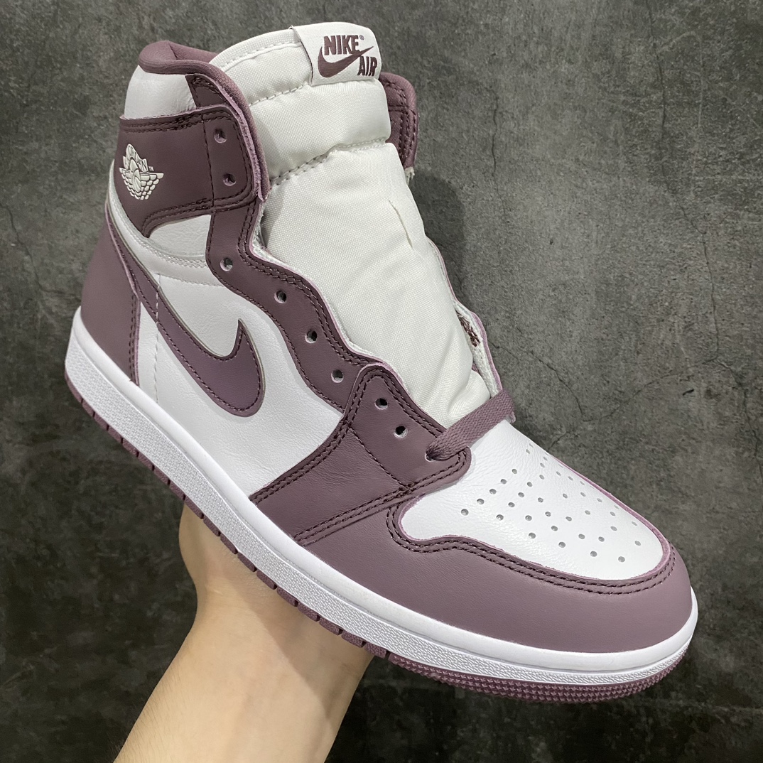 450 【纯原dg版】Air Jordan 1 High OG "SKY J Mauve" aj1新白酒红全码出货 DZ5485-105