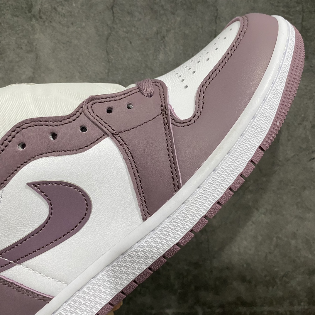 [Pure original dg version] Air Jordan 1 High OG ”SKY J Mauve” aj1 new white wine red full size shipment DZ5485-105