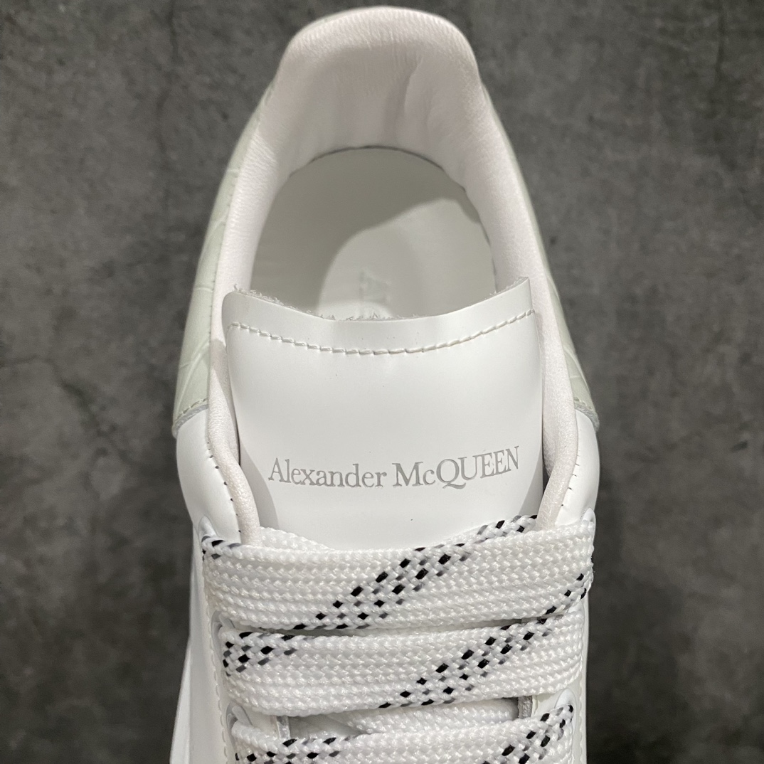 Alexander McQueen/Alexander McQueen platform shoes thick-soled height-enhancing white shoes