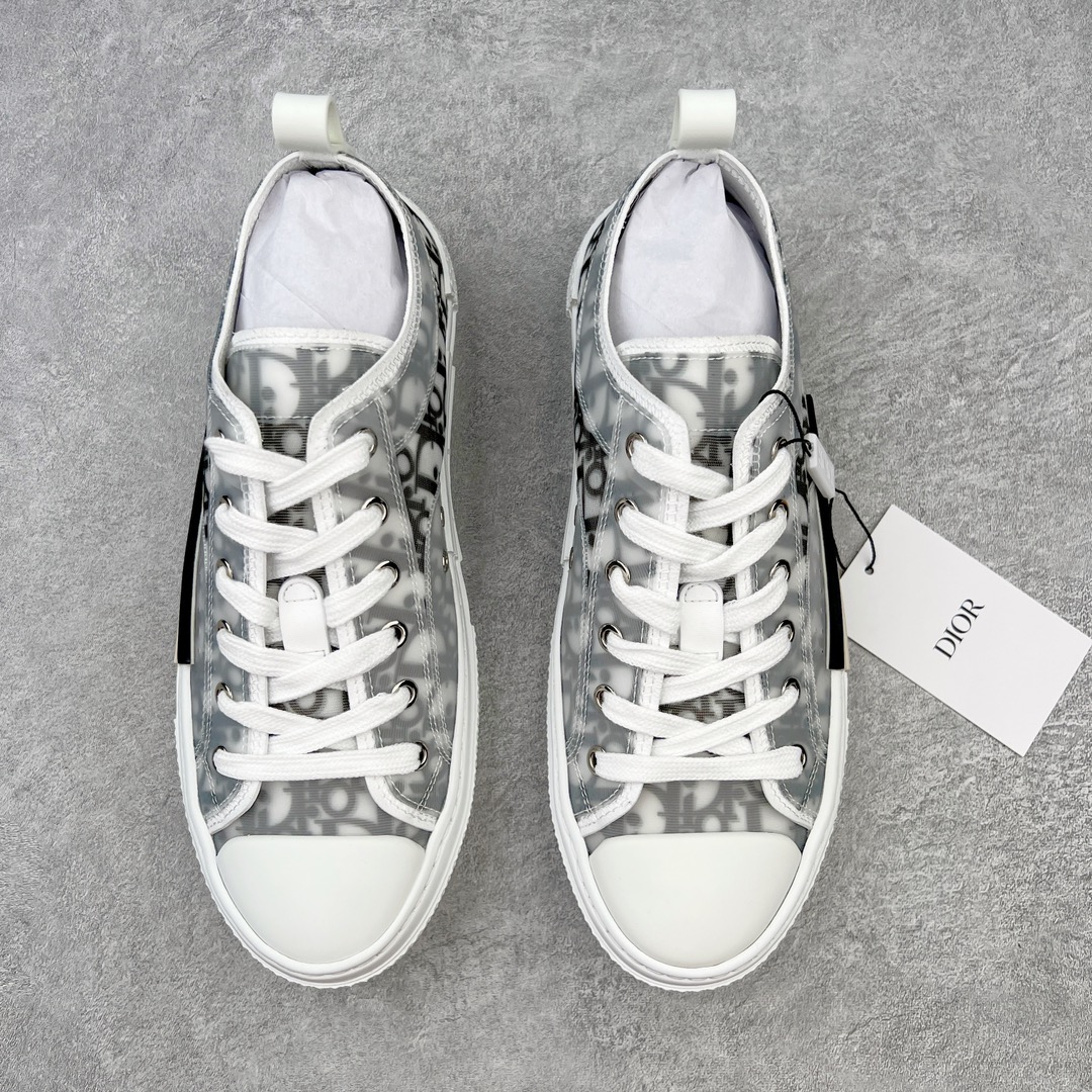 图片[2]-零售💰410 ＃零售版 Dior B23 Oblique Low Top Sneakers 迪奥“CD重影”系列 东莞纯原 原版购入再次全新升级 全鞋细节到材料到包装大幅度提升改正 市面最强版本 可对比 历史最高FK （全套原版一致配件包装）羊皮贴底拉帮 原装耐弯折耐高温EVC饰片材质 迄今为止唯一原装版本 采用原厂科技面料 无色差问题 随意对比公司 鞋面网纱一比一打样开发 原版一致大底 正确后跟弧度 后尾巴双针走线 完美楦形 尺码：35 36 37 38 39 40 41 42 43 44 45 46 编码：Wby4936010-运动鞋