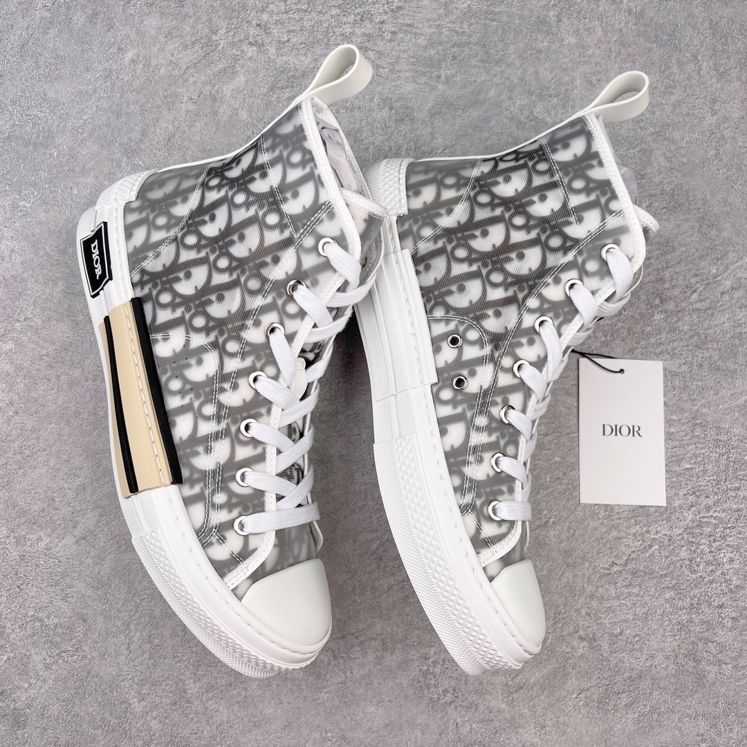 图片[3]-零售💰410 ＃零售版 Dior B23 Oblique High Top Sneakers 迪奥“CD重影”系列 东莞纯原 原版购入再次全新升级 全鞋细节到材料到包装大幅度提升改正 市面最强版本 可对比 历史最高FK （全套原版一致配件包装）羊皮贴底拉帮 原装耐弯折耐高温EVC饰片材质 迄今为止唯一原装版本 采用原厂科技面料 无色差问题 随意对比公司 鞋面网纱一比一打样开发 原版一致大底 正确后跟弧度 后尾巴双针走线 完美楦形 尺码：35 36 37 38 39 40 41 42 43 44 45 46 编码：Wby4936010-运动鞋