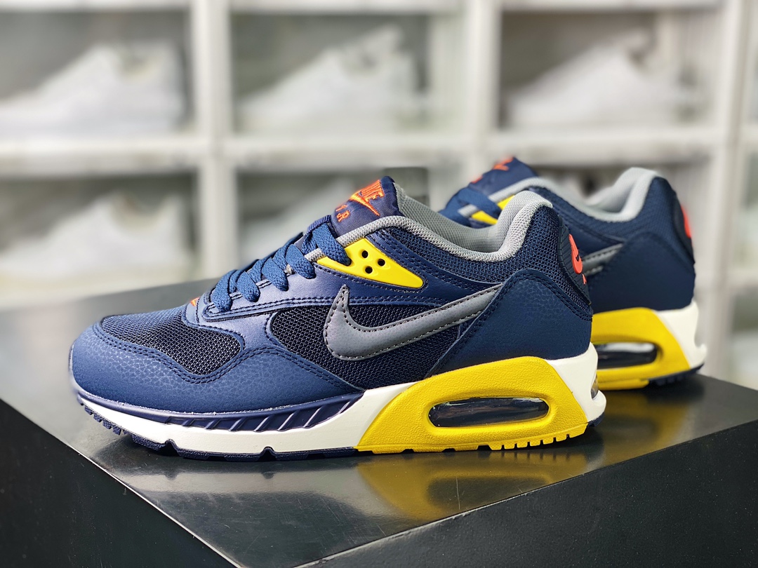 Air Max Correlate ”Dark Blue/Red/Yellow” related series low-top air cushion jogging shoes ”Dark Blue, Red and Yellow” 511416-400