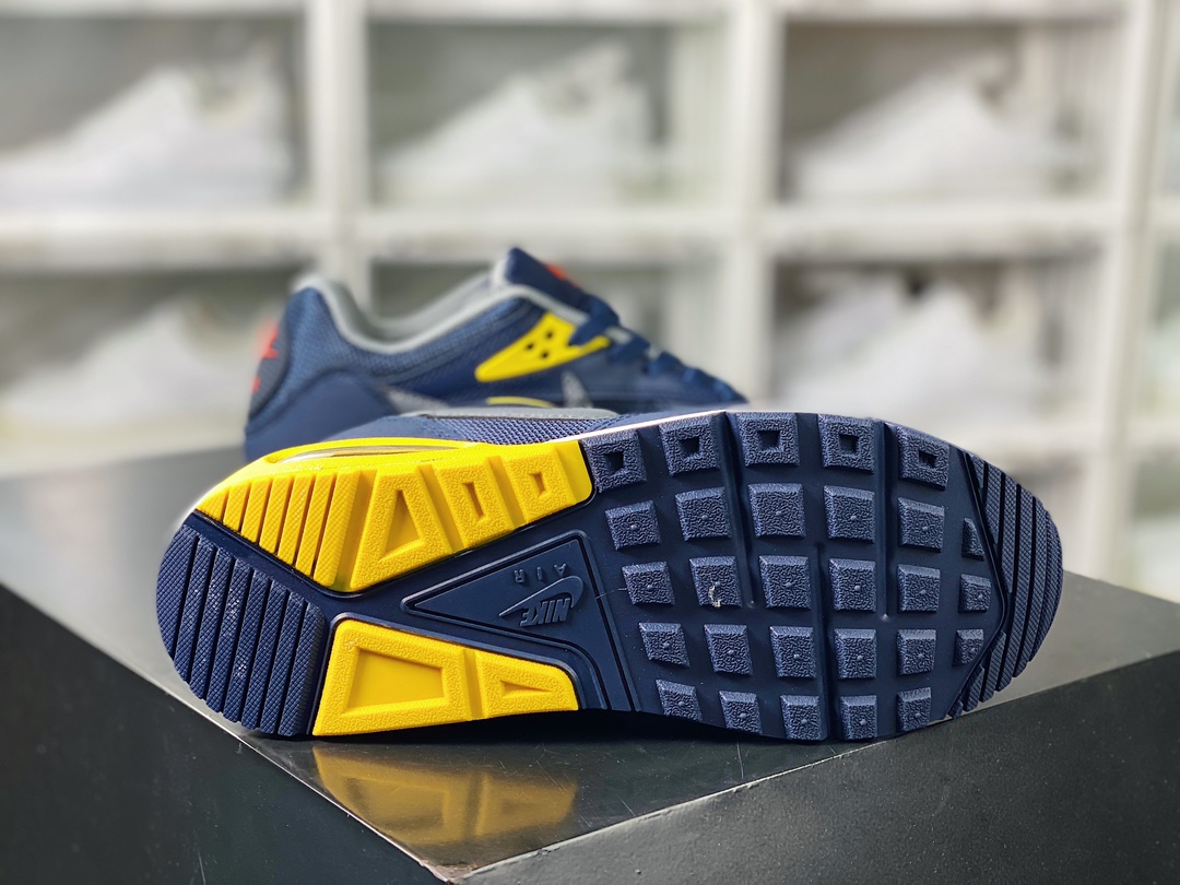 Air Max Correlate ”Dark Blue/Red/Yellow” related series low-top air cushion jogging shoes ”Dark Blue, Red and Yellow” 511416-400