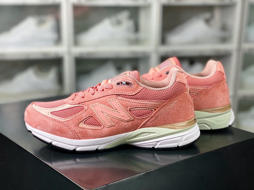 New Balance in USA M990V4 ”Sunrise Rose” series American-made running shoes ”Sunrise Rose Pink” M990SR4