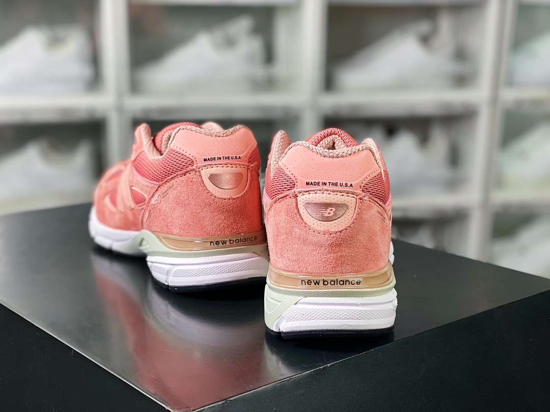 New Balance in USA M990V4 ”Sunrise Rose” series American-made running shoes ”Sunrise Rose Pink” M990SR4