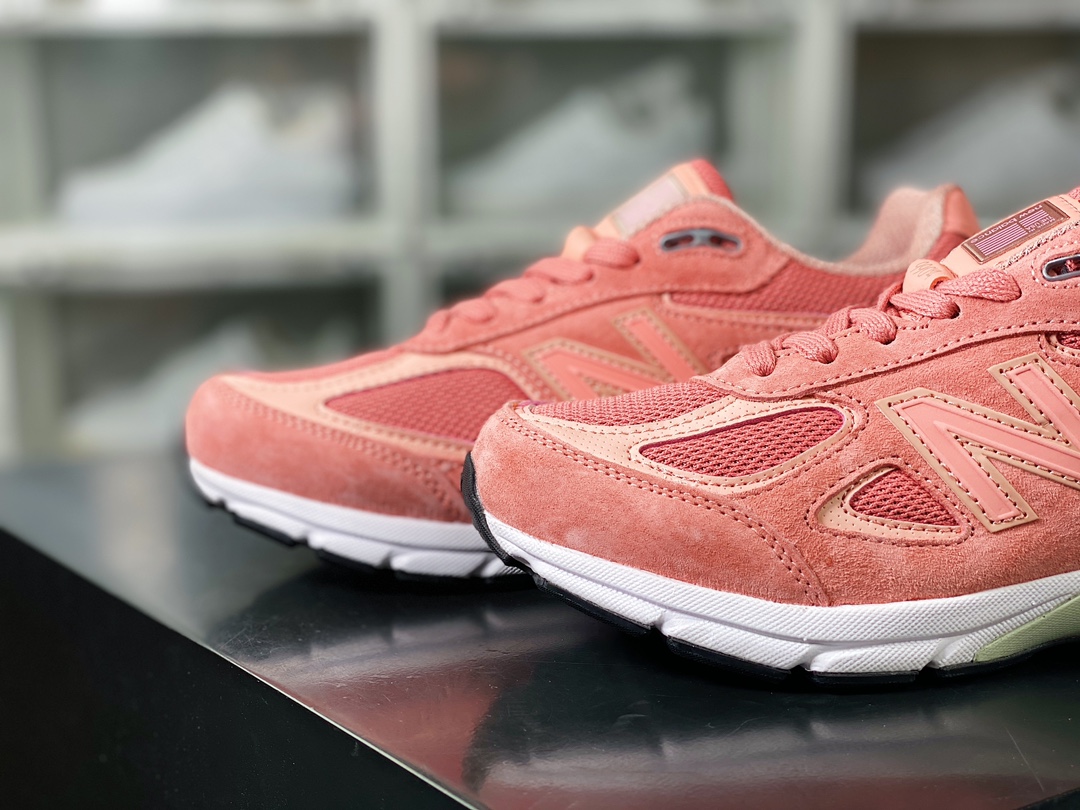 New Balance in USA M990V4 ”Sunrise Rose” series American-made running shoes ”Sunrise Rose Pink” M990SR4