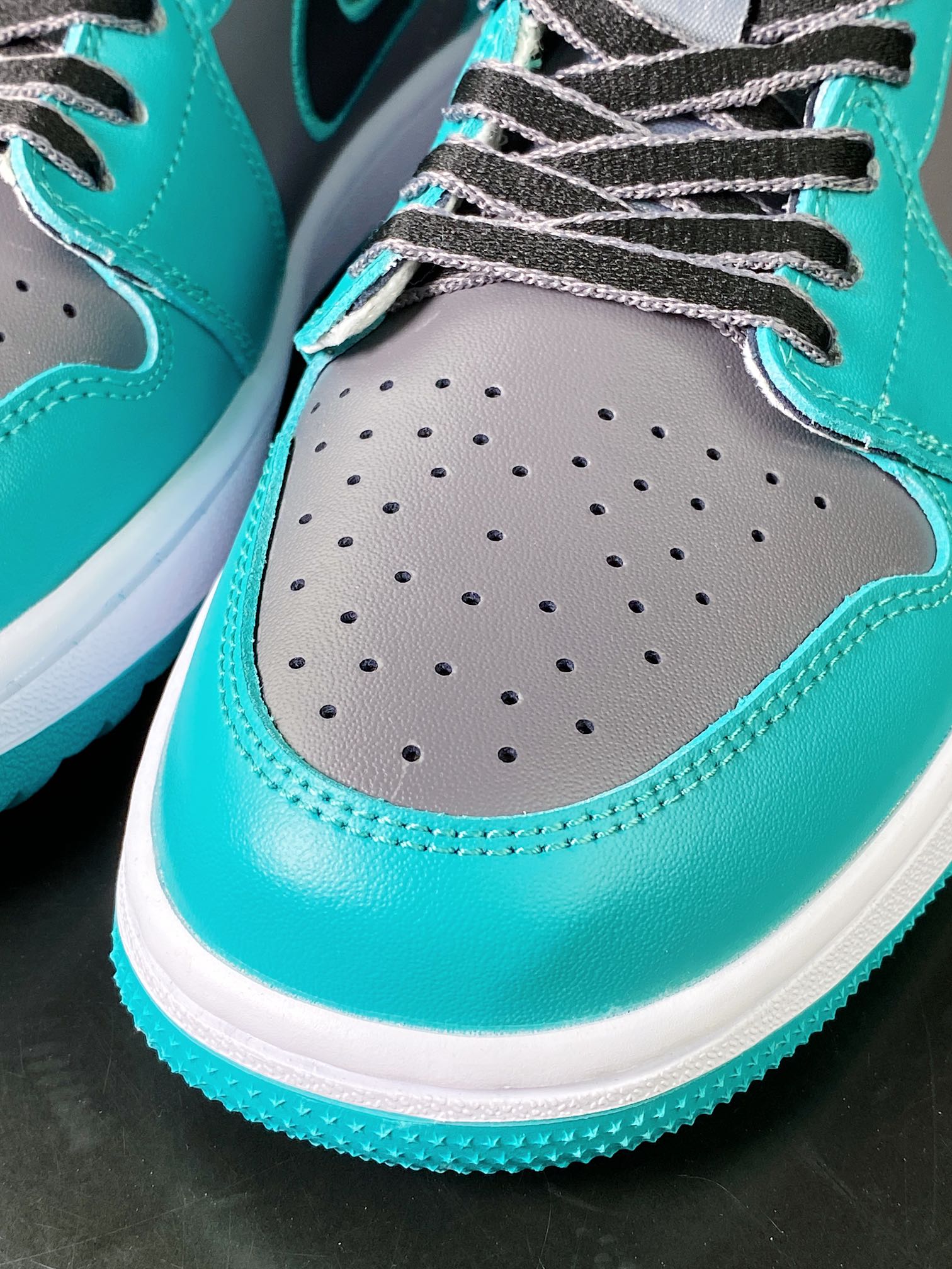 Air Jordan 1 Low Golf ”Turquoise” AJ1 Jordan 1 Golf Edition series low-top sports shoes ”Lake Blue Dark Gray” FZ3248-001