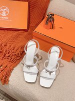 Every Designer
 Hermes Kelly Shoes Sandals Chamois Genuine Leather Fashion