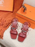 Hermes Kelly AAA
 Shoes Sandals Chamois Genuine Leather Fashion
