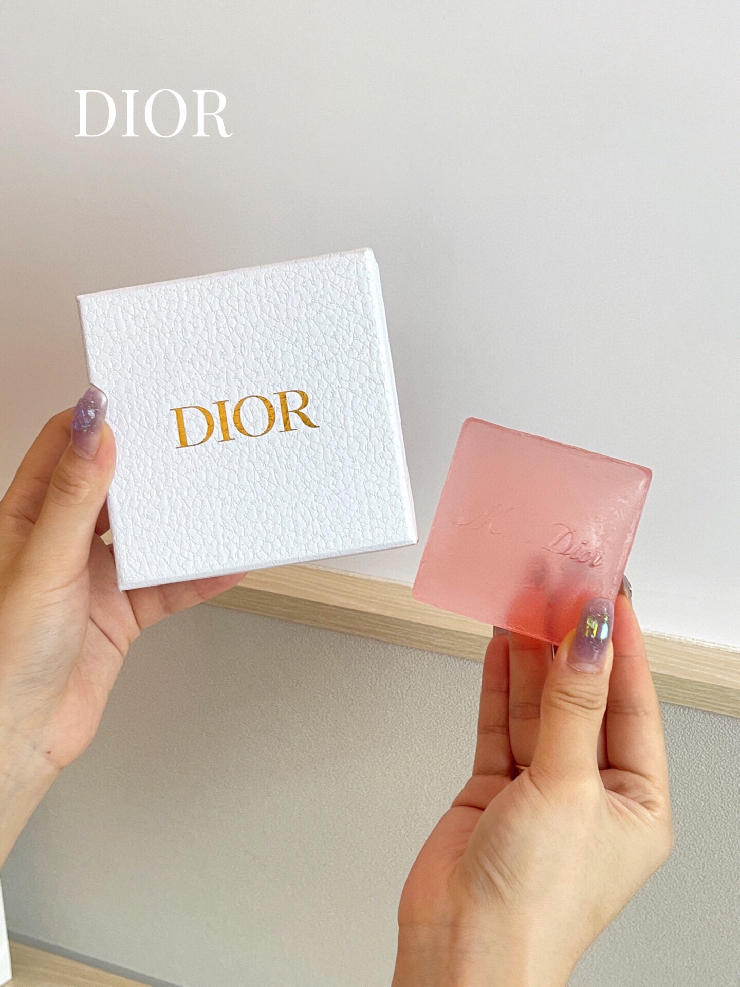 Dior Bath Soap, presented in an elegant gift box featuring a creative - Lifestyle 3