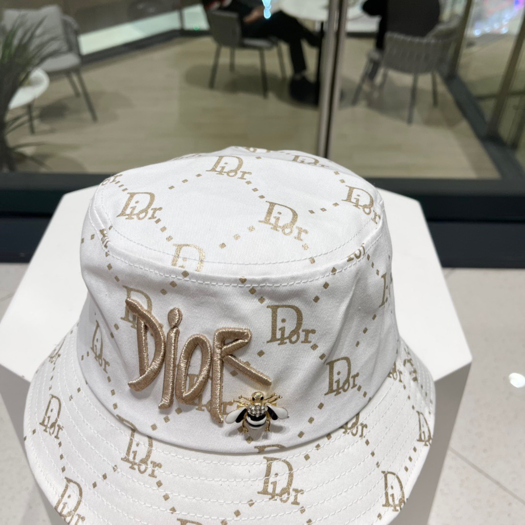  高版本 👒Dior迪奥👒新品迪奥渔夫帽，ab机场look，质量代购版本，适合日常穿搭的一款渔夫帽