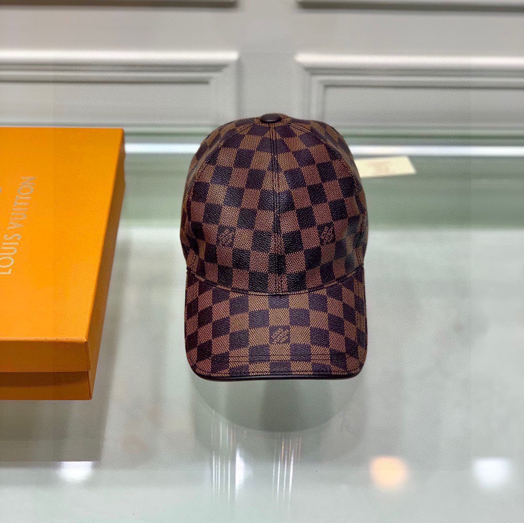 [LV Hats]1:1 Mold opening customization Original counter PU leather first laye
