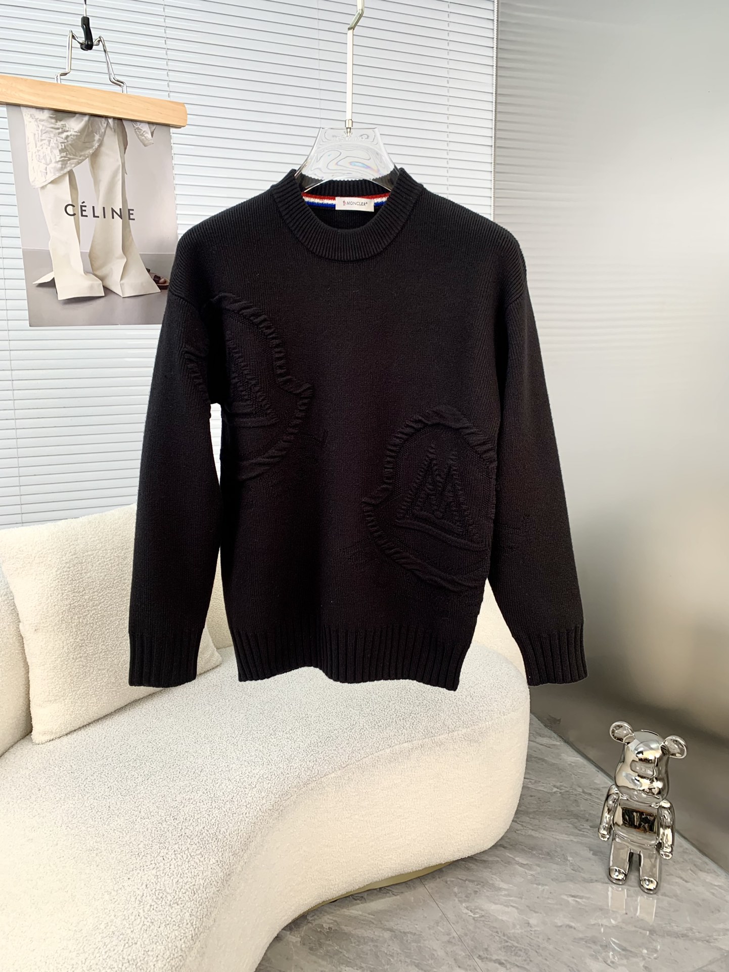 Moncler Clothing Sweatshirts Black Grey White Fall/Winter Collection