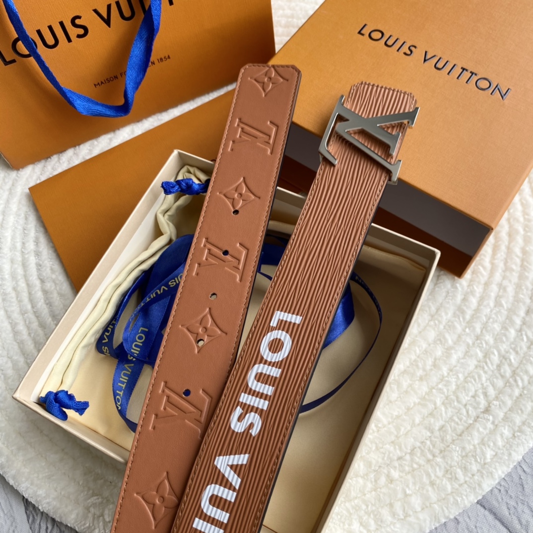 P391 TOP-SUPPLIED LOUIS VUITTON, TOP-SUPPLIED, DOUBLE-SIDED, DETAILED, PHYSICAL, 4.0CM WIDE, FULL NUMBER - 图片 3