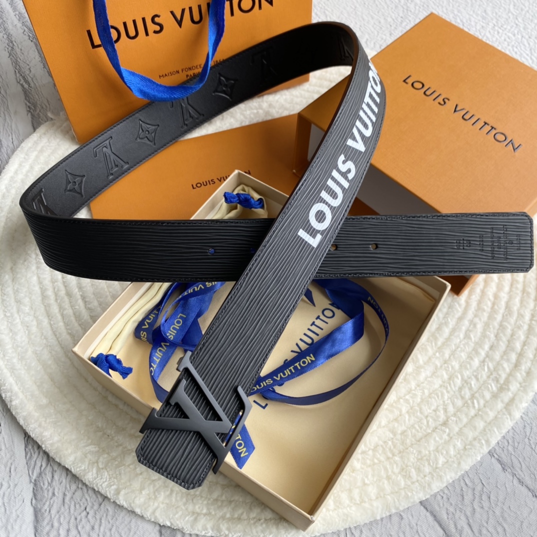 P391 TOP-SUPPLIED LOUIS VUITTON, TOP-SUPPLIED, DOUBLE-SIDED, DETAILED, PHYSICAL, 4.0CM WIDE, FULL NUMBER