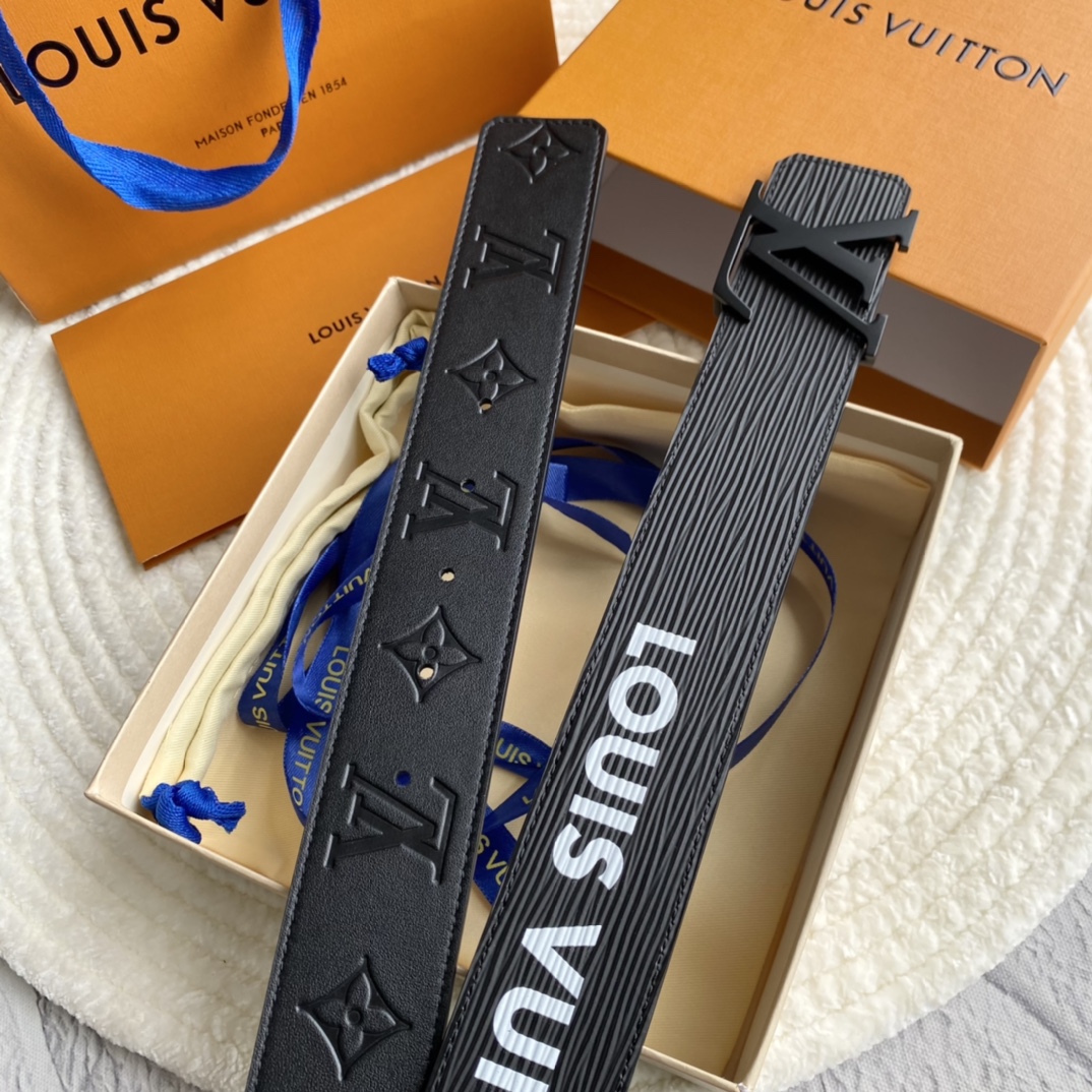 P391 TOP-SUPPLIED LOUIS VUITTON, TOP-SUPPLIED, DOUBLE-SIDED, DETAILED, PHYSICAL, 4.0CM WIDE, FULL NUMBER - 图片 3