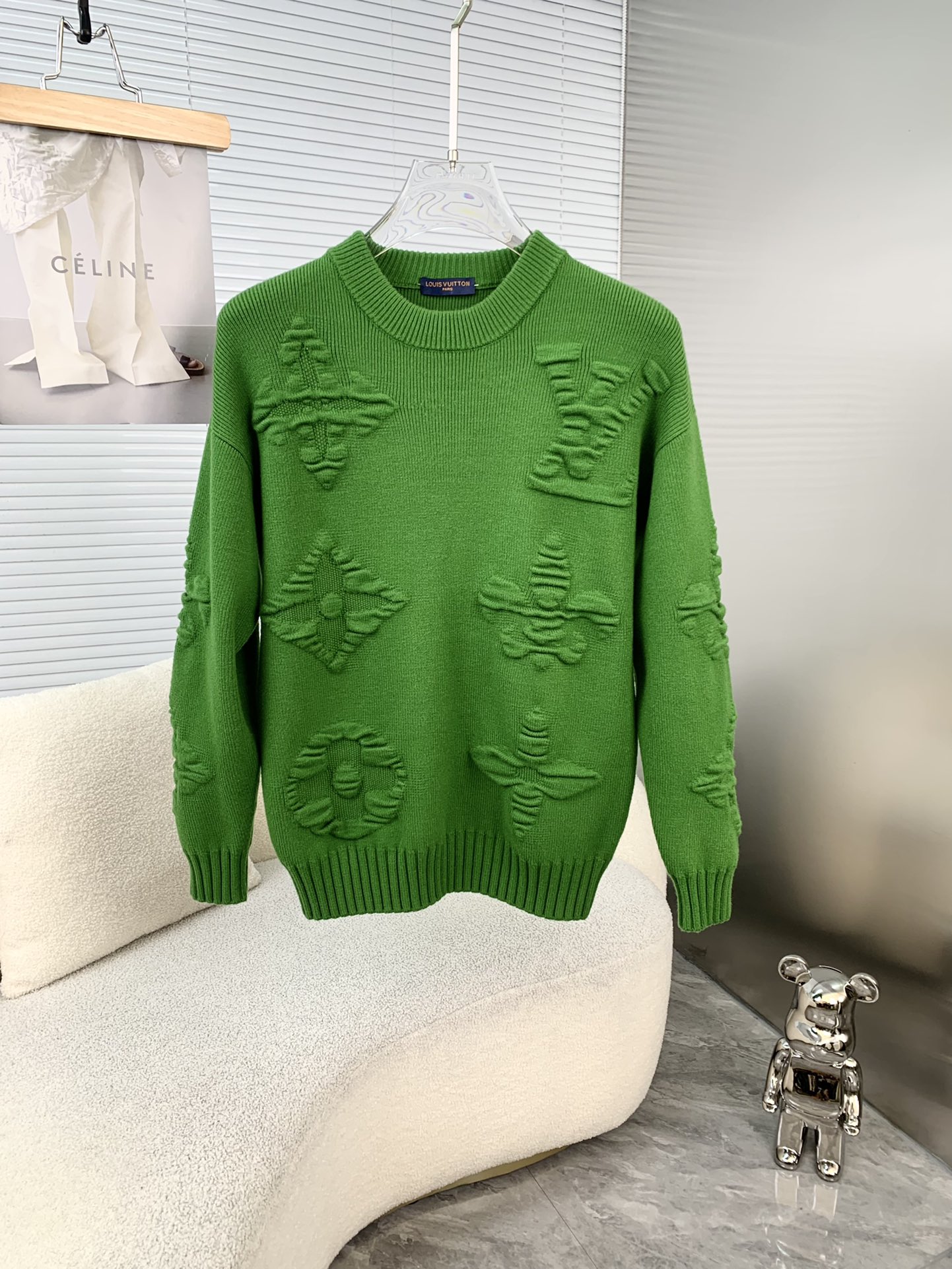 Louis Vuitton Clothing Sweatshirts Black Green White Fall/Winter Collection