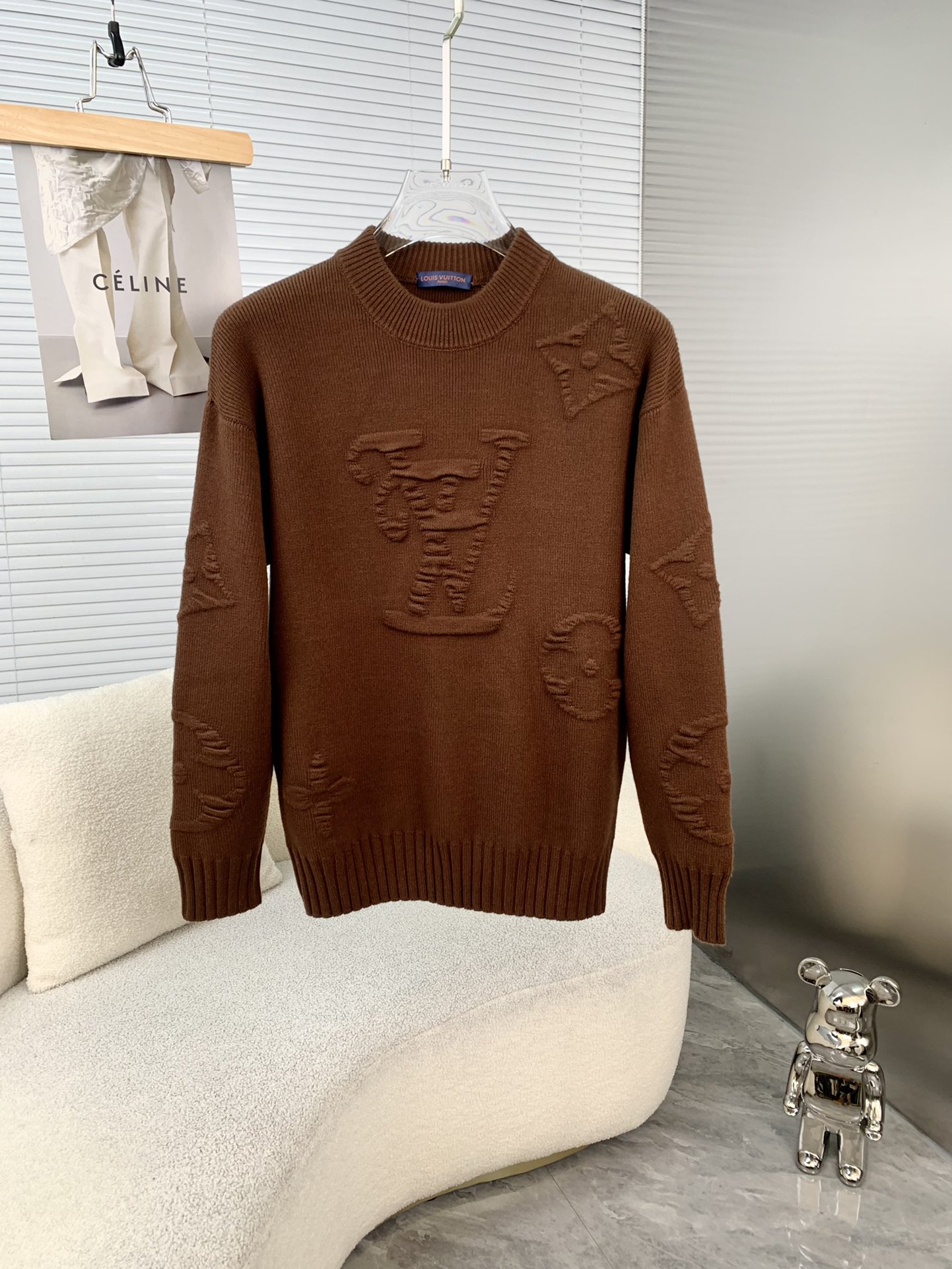 Louis Vuitton Best
 Clothing Sweatshirts Black Coffee Color White Fall/Winter Collection