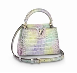Louis Vuitton LV Capucines Bags Handbags Light Purple Cowhide N48865