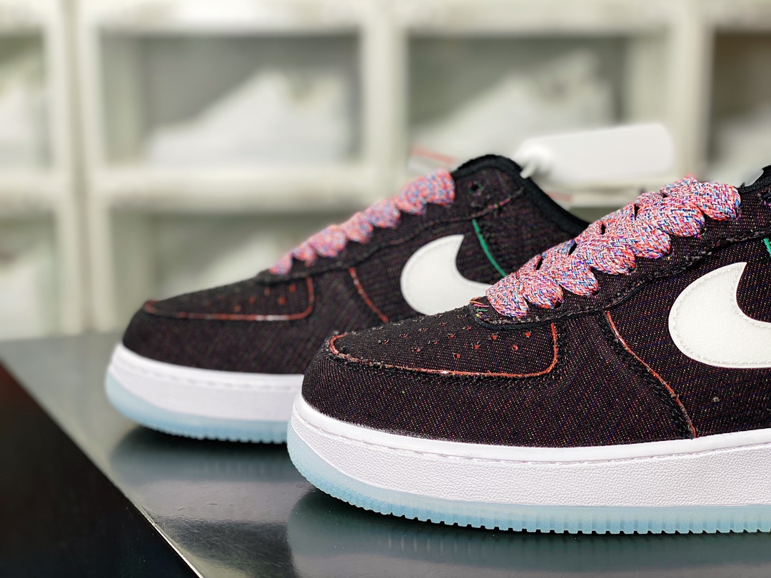 200  Air Force 1 '07 Low PRM"Ice Blue"空军一号经典低帮百搭板鞋“红棕布面”FN8883-011