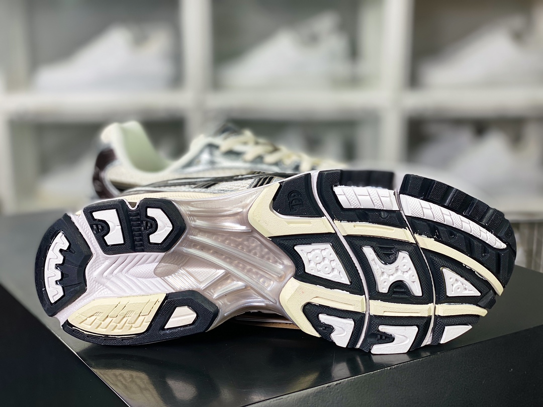 220 ASICS Gel Kayano 14"Silver White/Milk/Navy"系列跑步鞋“太空银奶白黑咖啡棕”1201A019-108