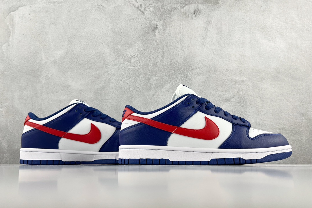 Nike Dunk Low ”White and University Red”白蓝 DD1503-119