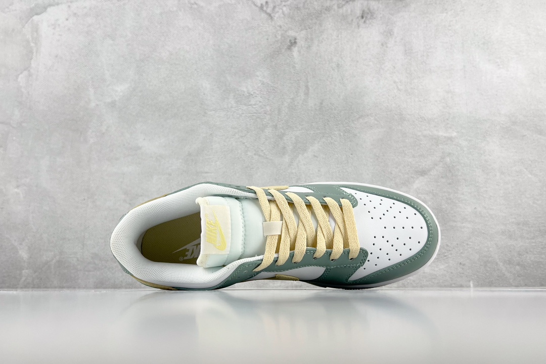 【定制球鞋】 Nike Dunk Low ”Team Gold”' 山野听雨 米白灰 DD3357-100