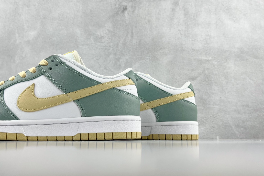 【定制球鞋】 Nike Dunk Low ”Team Gold”' 山野听雨 米白灰 DD3357-100