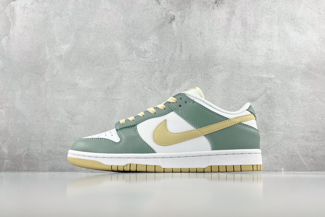 【定制球鞋】 Nike Dunk Low ”Team Gold”’ 山野听雨 米白灰 DD3357-100