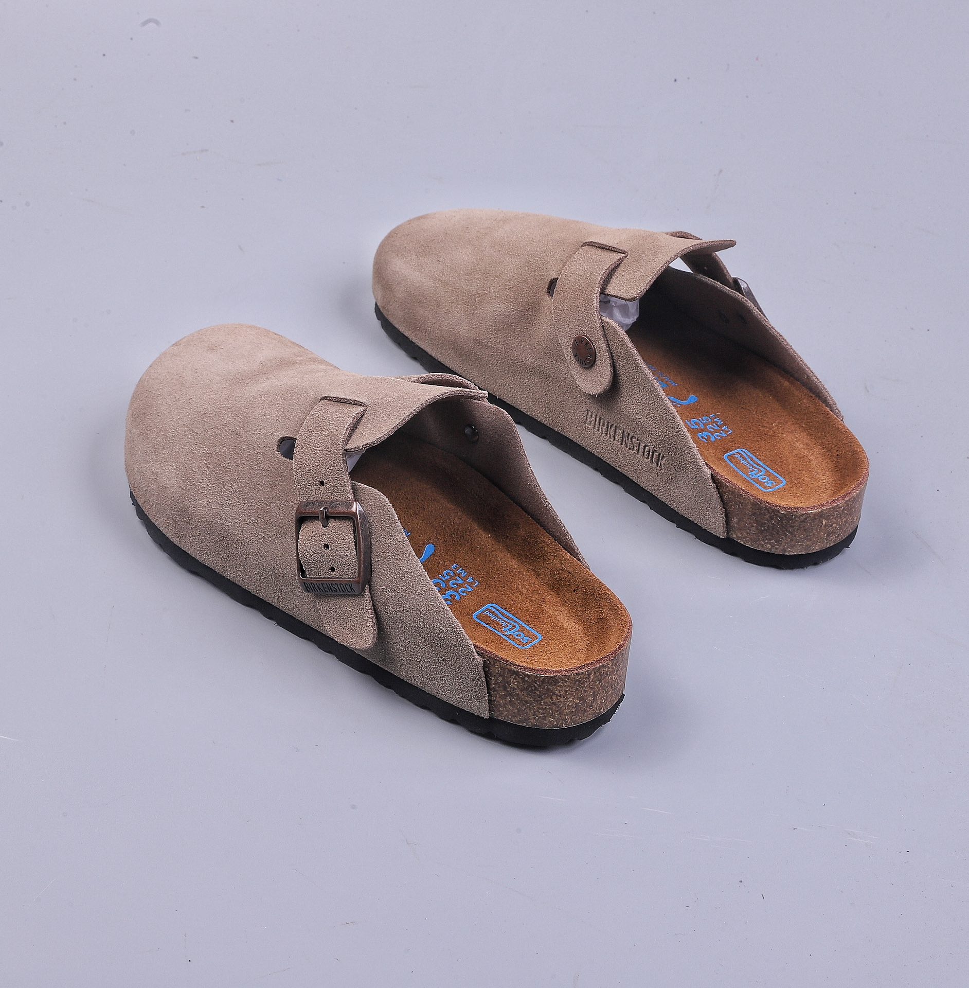 Birkenstock Boston VL Birkenstock cork bottom closed toe slippers